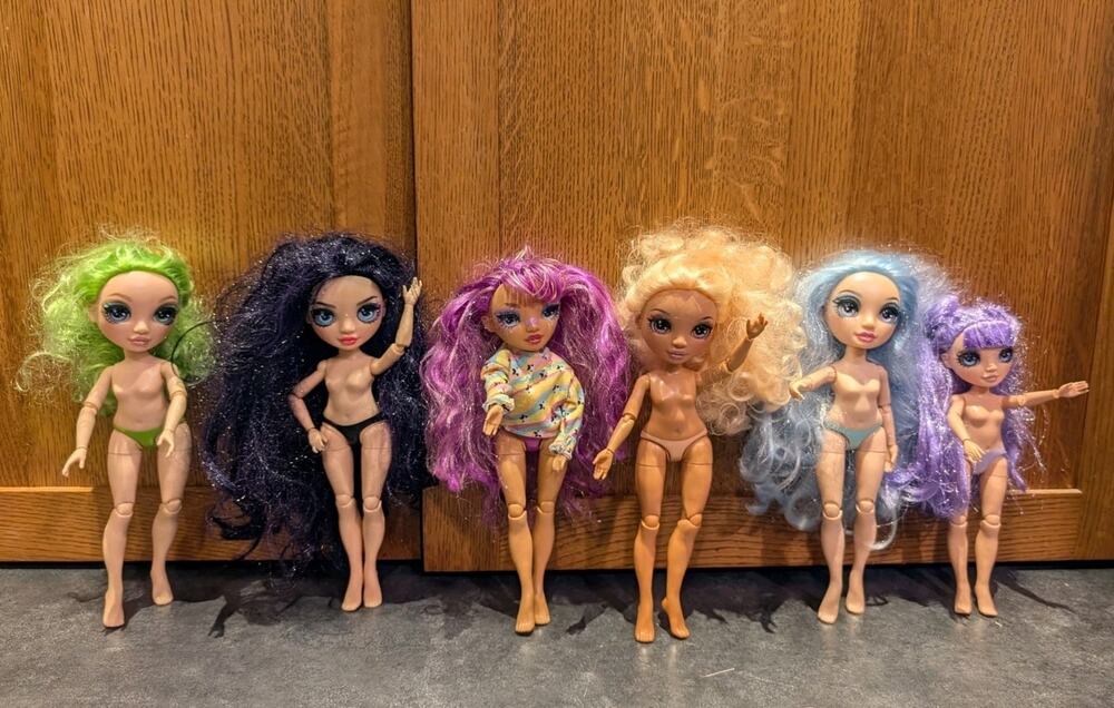 6 Rainbow High Doll Lot Icely Gabriella Lila Shadow Jade Violet